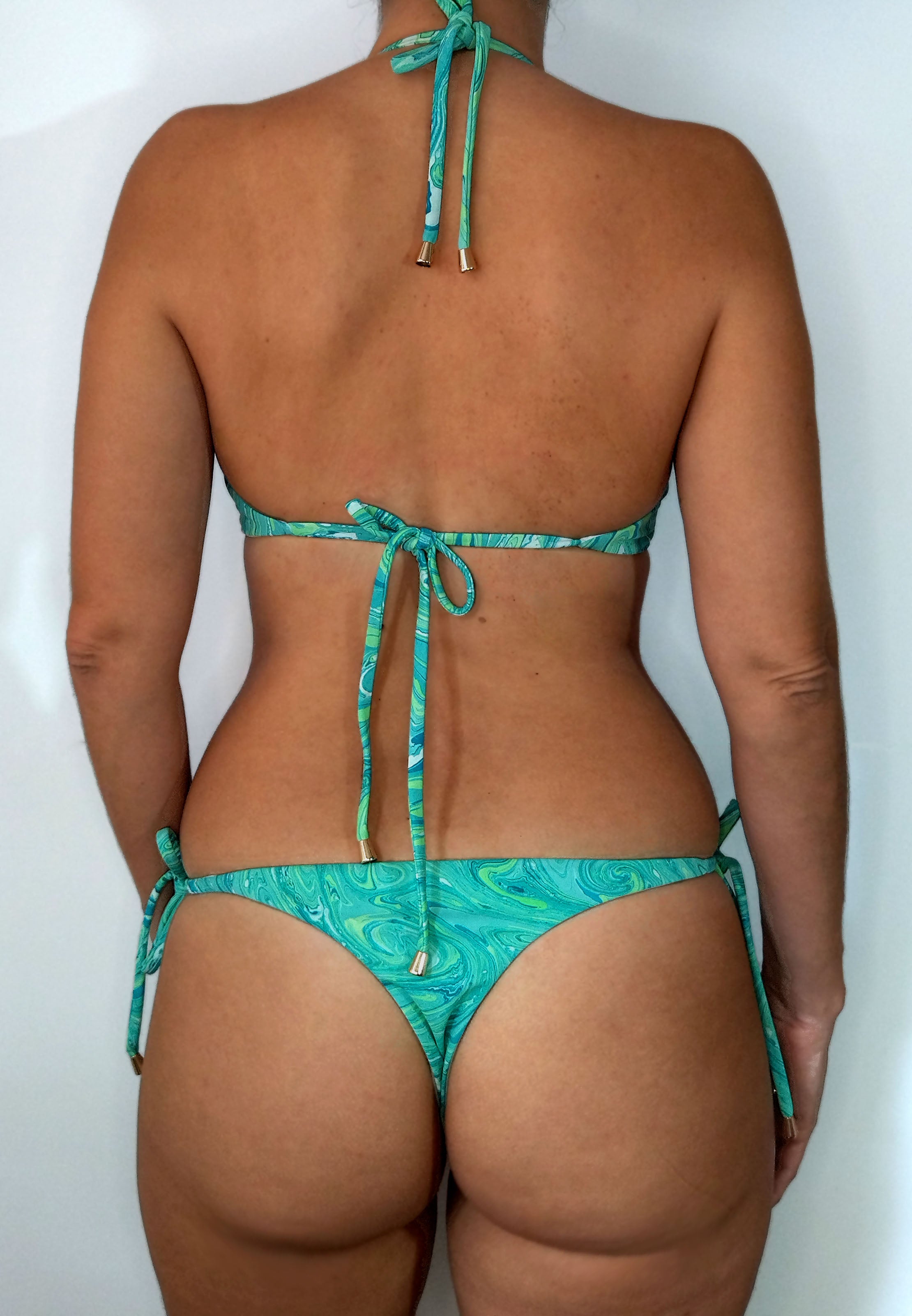 Emerald Swirl Bikini Set