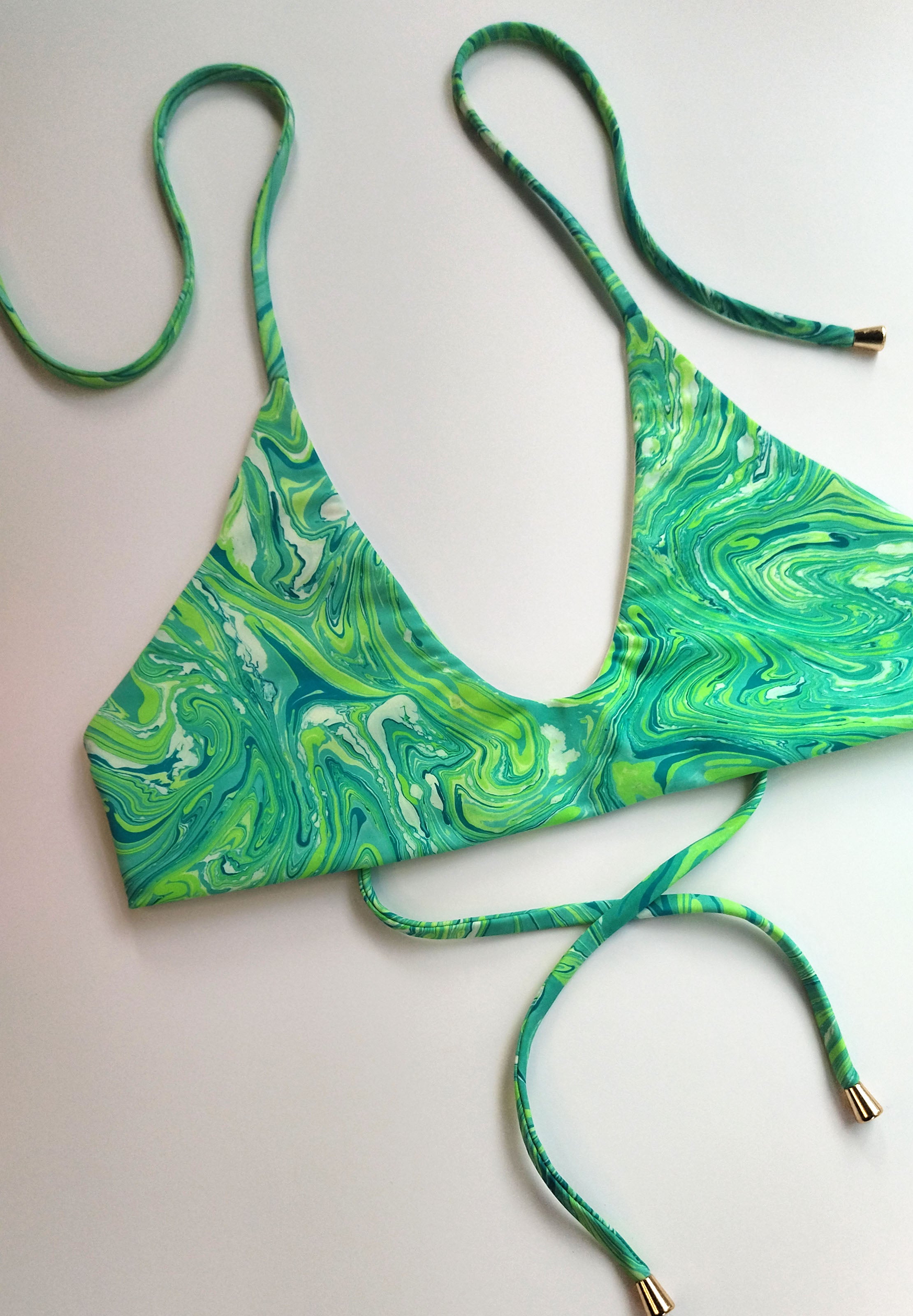 Emerald Swirl Bikini Set